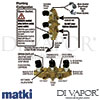 Matki Swadling 4210 Precis Dual Outlet Shower Valve Dimensions