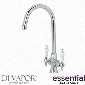 Essentials 4375T Dual-Lever Mono Mixer Kitchen Tap Chrome Spare Parts