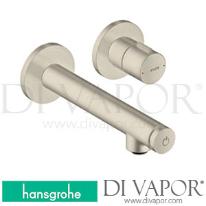 Hansgrohe 45112820 AXOR Uno Basin Mixer for Concealed Installation Wall-Mounted Select with Spout 158 Mm >07/17 Spare Parts