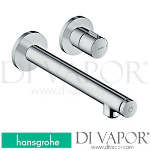 Hansgrohe 45113000 AXOR Uno Basin Mixer for Concealed Installation Wall-Mounted Select with Spout 221 Mm >04/17 Spare Parts