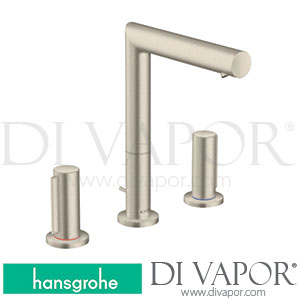 Hansgrohe 45133820 AXOR Uno 3-Hole Basin Mixer 200 with Zero Handles and Pop-Up Waste Set >04/17 Spare Parts