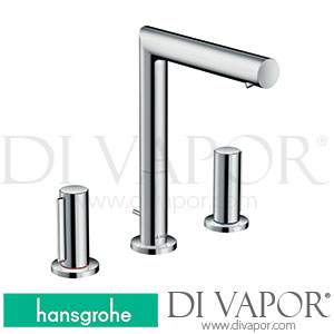 Hansgrohe 45134009 AXOR Uno 3-Hole Basin Mixer 200 with Zero Handles and Pop-Up Waste Set 2 Ticks >04/20 Spare Parts