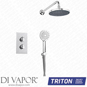 Triton Rear-Fed Concealed Chrome Thermostatic Dual Control Mixer 458JF Spare Parts