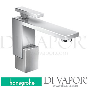 Hansgrohe 46012009 AXOR Edge Single Lever Basin Mixer 130 with Push-Open Waste Set - Diamond Cut 2 Ticks >04/20 Spare Parts