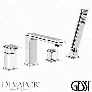 Gessi Eleganza 4-Piece Bath Shower Mixer with Diverter 46037-031 Spare Parts