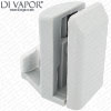 4 x Spring Shower Door Runner Slider with Hook