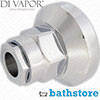 Bath Tap Chrome Shroud