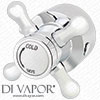 Synergy Shower Valve Traditional Temperature Control Handle for A5799EA Thermostatic Cartridge - 47844 Compatible Spare