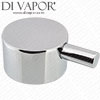 Victorian Plumbing Arezzo Shower Valve Round Chrome Flow Control Handle - 47E22A6 Compatible Spare