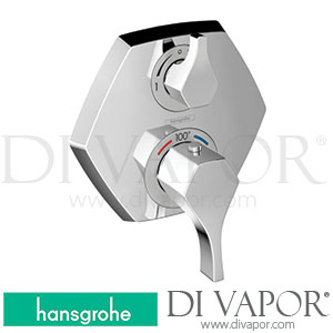 Hansgrohe 4820000 Locarno Thermostat for Concealed Installation for 2 Functions >02/21 Spare Parts