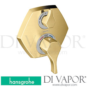 Hansgrohe 4821250 Locarno Thermostat for Concealed Installation for 1 Function >02/21 Spare Parts