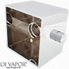 Arezzo Shower Valve Square Chrome Handle