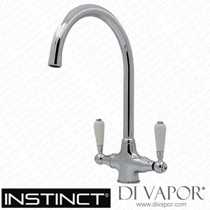 Instinct 4E1105 Antiquity Twin Lever Mono Kitchen Mixer Chrome Spare Parts