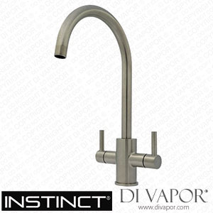 Instinct 4E1117 Kiso Twin Lever Mono Kitchen Mixer Brushed Nickel Spare Parts