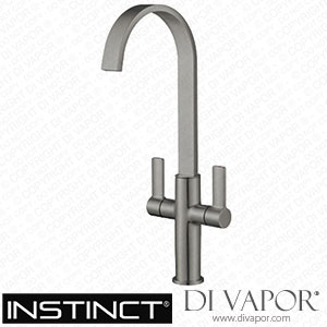 Instinct 4E1409 Carna Twin Lever Mono Kitchen Mixer Brushed Nickel Spare Parts