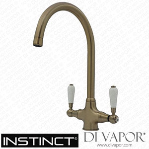 Instinct 4E1459 Antiquity Twin Lever Mono Kitchen Mixer Antique Brass Spare Parts