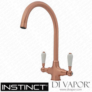 Instinct 4E1460 Antiquity Twin Lever Mono Kitchen Mixer Copper Spare Parts