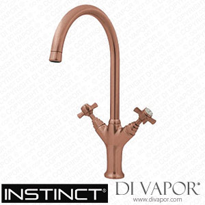 Instinct 4E5016 Hemsworth Twin Handle Mono Kitchen Mixer Copper Spare Parts