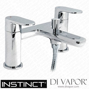 Instinct 4E6053 Broxa Curve Bath Shower Mixer with Kit Spare Parts