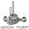 Aqualisa 500.10.01 Aquatique Exposed Traditional Mixer Shower Valve - Chrome