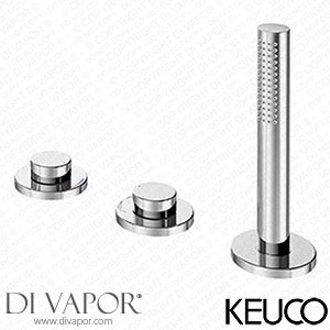 Keuco Bath Mixer Tap Edition 400 Bath Controls & Hand-Shower 51530010500 Spare Parts