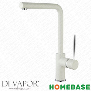 Homebase 517661 Forli Single Lever Tap - White Spare Parts