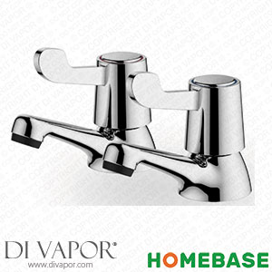 Homebase 519752 Talisker Lever Basin Pillar Tap - Chrome Spare Parts