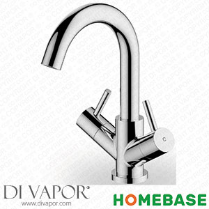 Homebase 519784 Aber Mono Basin Mixer - Chrome Spare Parts