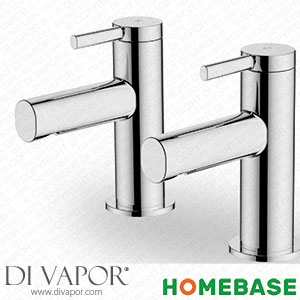 Homebase 519789 Glenoe Bath Pillar Tap - Chrome Spare Parts