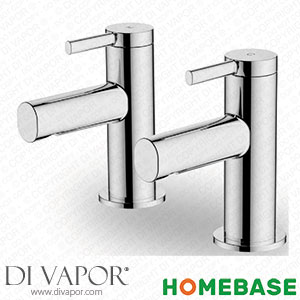 Homebase 519790 Glenoe Basin Pillar Tap - Chrome Spare Parts