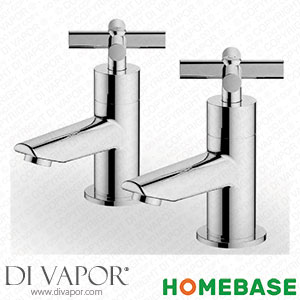 Homebase 519793 Colwith Basin Pillar Tap - Chrome Spare Parts