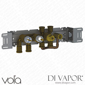 Vola Thermostatic Mixer with 4-Way Diverter, One Fixed Outlet Socket (5400NVA4) Spare Parts