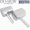 5502039 Bristan Handle Assembly Pair for Blitz Basin Taps