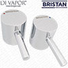 Bristan 5502039 Handle Assembly - Pair for Blitz Basin Taps