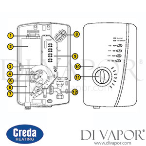 Creda 550c Shower Spare Parts