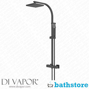 Bathstore 576399 Aero Exposed Thermostatic Shower System Matt Black Spare Parts