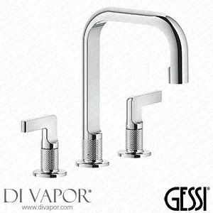 Gessi Inciso - Three Piece Basin Mixer Medium Spout 58014#031 Spare Parts