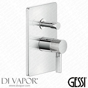 Gessi Inciso - Manual Mixer Valve with Diverter 58079#031 Spare Parts