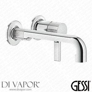 Gessi Inciso - Wall-Mounted Basin Mixer 58088#031 Spare Parts