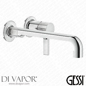 Gessi Inciso - Wall-Mounted Basin Mixer Long Spout 58089#031 Spare Parts