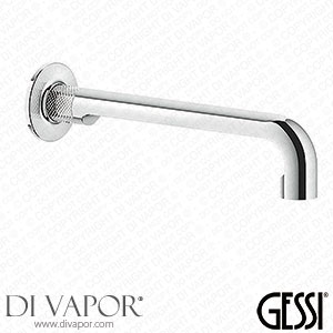 Gessi Inciso Wall-Mounted Basin Spout Long 58101#031 Spare Parts