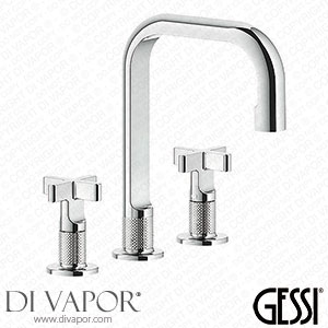 Gessi Inciso + Three Piece Basin Mixer Medium Spout 58114#031 Spare Parts