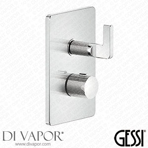 Gessi Inciso - One Outlet Thermostatic Shower Valve 58132#031 Spare Parts