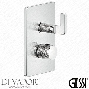 Gessi Inciso - Two Outlet Thermostatic Shower Valve 58134#031 Spare Parts