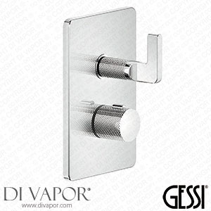 Gessi Inciso - Three Outlet Thermostatic Shower Valve 58136#031 Spare Parts