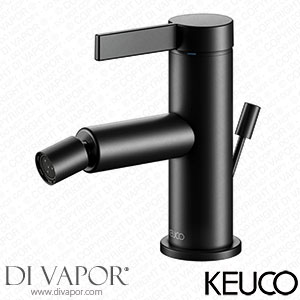 Keuco IXMO Pure Single Lever Bidet Mixer with Pop-Up Waste in Matt Black - 59509371000 Spare Parts