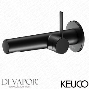 Wall Mounted Basin Tap Keuco Ixmo Single Lever Round 187 Mm Black 59516370101 Spare Parts