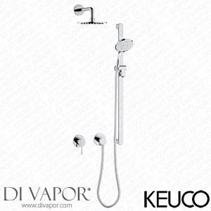 Concealed Shower Keuco IXMO Sets with Single Lever Mixer and Shower Column Round 59604010001 Spare Parts