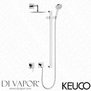 Concealed Shower Keuco IXMO Sets with Single Lever Mixer and Shower Column Square 59604010002 Spare Parts