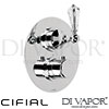 Cifial Asbury 1 Outlet Valve Clear Crystal Shower Spare Parts